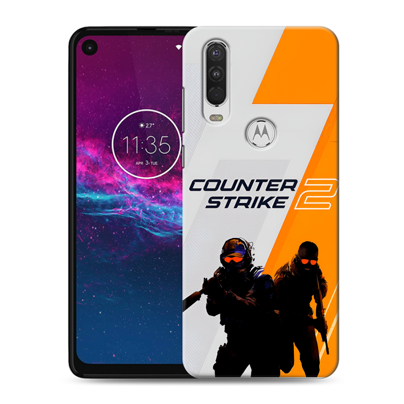 Силиконовый чехол на Motorola One Action с принтом Counter Strike Силиконовый чехол на Motorola One Action с принтом Counter Strike