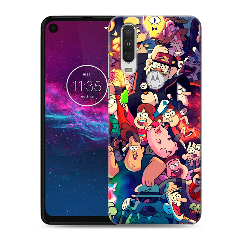 Силиконовый чехол на Motorola One Action с принтом Gravity Falls Гравити Фолз Силиконовый чехол на Motorola One Action с принтом Gravity Falls Гравити Фолз