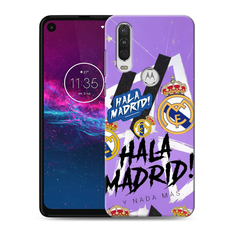 Силиконовый чехол на Motorola One Action с принтом Real Madrid Реал Мадрид Силиконовый чехол на Motorola One Action с принтом Real Madrid Реал Мадрид
