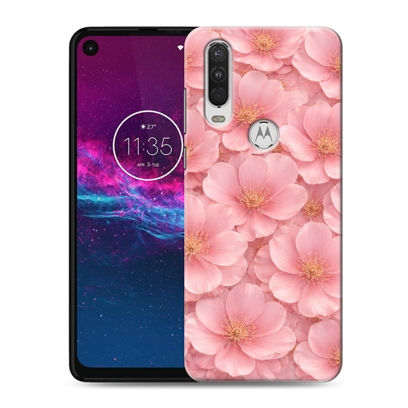 Силиконовый чехол на Motorola One Action с принтом женский Силиконовый чехол на Motorola One Action с принтом женский