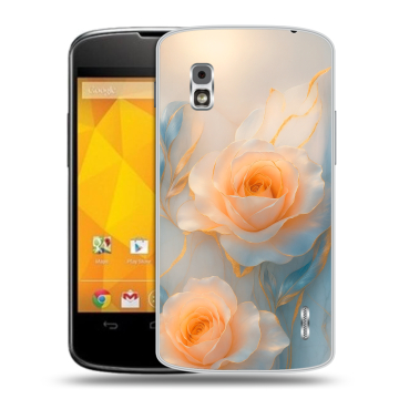 Пластиковый чехол на LG Google Nexus 4 с принтом Женский Пластиковый чехол на LG Google Nexus 4 с принтом Женский