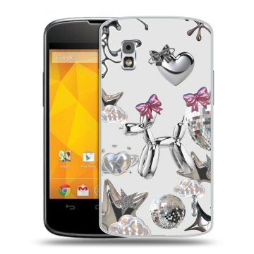 Пластиковый чехол на LG Google Nexus 4 с принтом Y2K