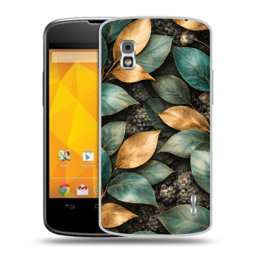 Пластиковый чехол на LG Google Nexus 4 с принтом женский