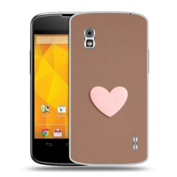 Пластиковый чехол на LG Google Nexus 4 с принтом женский Пластиковый чехол на LG Google Nexus 4 с принтом женский