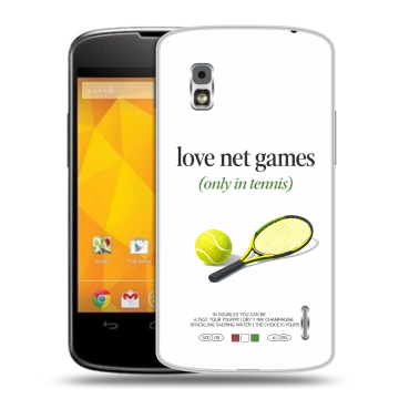 Пластиковый чехол на LG Google Nexus 4 с принтом для девочек