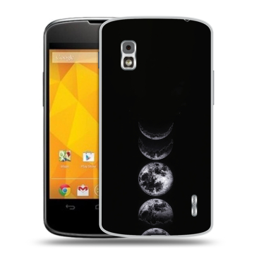 Пластиковый чехол на LG Google Nexus 4 с принтом женский Пластиковый чехол на LG Google Nexus 4 с принтом женский