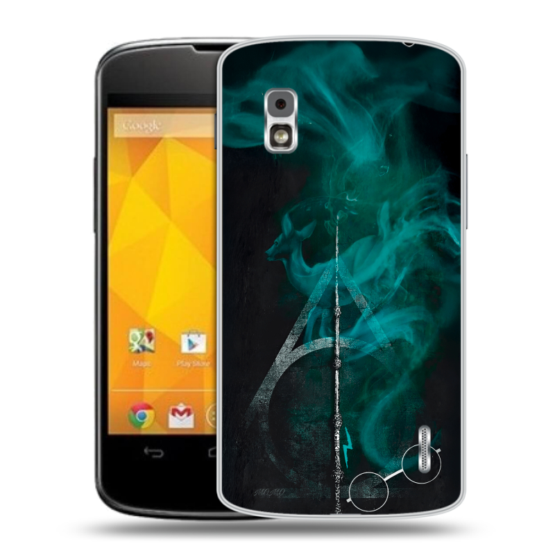 Пластиковый чехол на LG Google Nexus 4 с принтом Гарри Поттер Harry Potter Пластиковый чехол на LG Google Nexus 4 с принтом Гарри Поттер Harry Potter