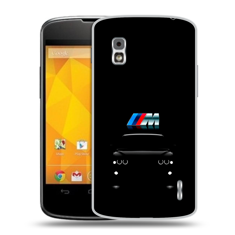 Пластиковый чехол на LG Google Nexus 4 с принтом БМВ BMW Пластиковый чехол на LG Google Nexus 4 с принтом БМВ BMW