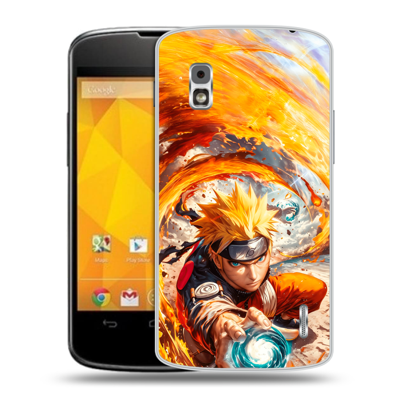 Пластиковый чехол на LG Google Nexus 4 с принтом Аниме Наруто Naruto Пластиковый чехол на LG Google Nexus 4 с принтом Аниме Наруто Naruto