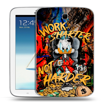 Силиконовый чехол на Samsung Galaxy Note 8.0 с принтом Дональд Дак Деньги Силиконовый чехол на Samsung Galaxy Note 8.0 с принтом Дональд Дак Деньги