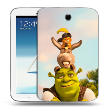 Силиконовый чехол на Samsung Galaxy Note 8.0 с принтом Шрек Shrek Силиконовый чехол на Samsung Galaxy Note 8.0 с принтом Шрек Shrek
