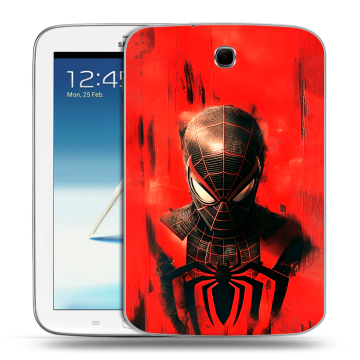 Силиконовый чехол на Samsung Galaxy Note 8.0 с принтом человек паук spiderman