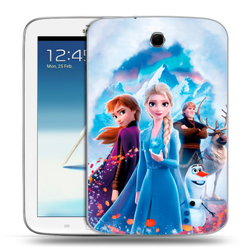 Силиконовый чехол на Samsung Galaxy Note 8.0 с принтом Холодное сердце Frozen