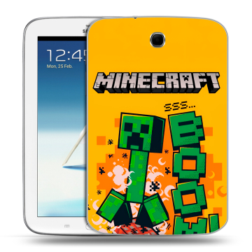 Силиконовый чехол на Samsung Galaxy Note 8.0 с принтом Майнкрафт Minecraft