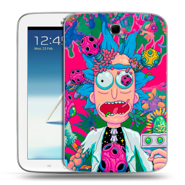 Силиконовый чехол на Samsung Galaxy Note 8.0 с принтом Рик и Морти Rick Morty