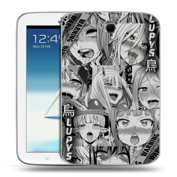 Силиконовый чехол на Samsung Galaxy Note 8.0 с принтом Ahegao Ахегао Аниме