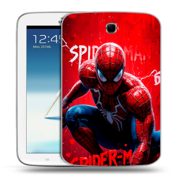 Силиконовый чехол на Samsung Galaxy Note 8.0 с принтом Spiderman Человек паук Силиконовый чехол на Samsung Galaxy Note 8.0 с принтом Spiderman Человек паук