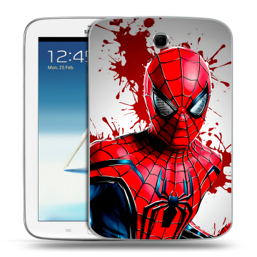 Силиконовый чехол на Samsung Galaxy Note 8.0 с принтом Spiderman Человек паук