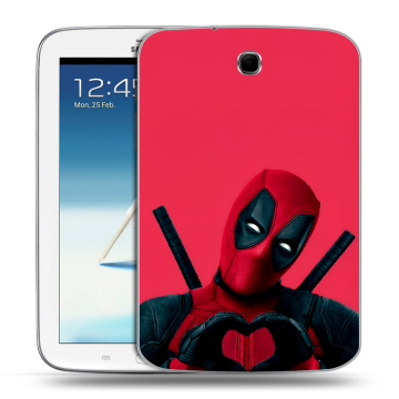 Силиконовый чехол на Samsung Galaxy Note 8.0 с принтом Дедпул Deadpool