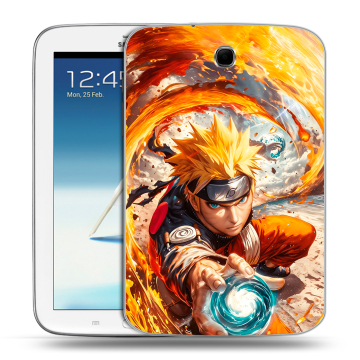 Силиконовый чехол на Samsung Galaxy Note 8.0 с принтом Аниме Наруто Naruto