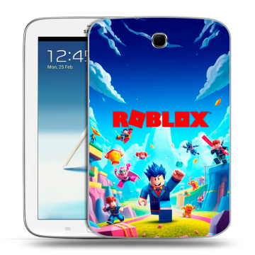 Силиконовый чехол на Samsung Galaxy Note 8.0 с принтом Roblox Роблокс