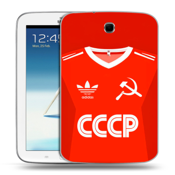 Силиконовый чехол на Samsung Galaxy Note 8.0 с принтом Флаг Герб СССР