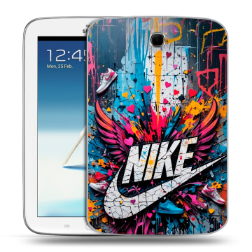 Силиконовый чехол на Samsung Galaxy Note 8.0 с принтом Nike Найк