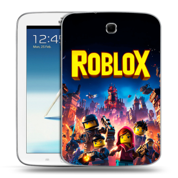 Силиконовый чехол на Samsung Galaxy Note 8.0 с принтом Roblox Роблокс