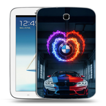 Силиконовый чехол на Samsung Galaxy Note 8.0 с принтом BMW БМВ