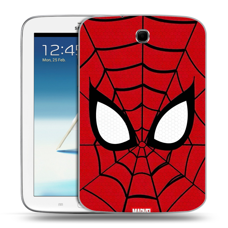 Силиконовый чехол на Samsung Galaxy Note 8.0 с принтом человек паук spiderman Силиконовый чехол на Samsung Galaxy Note 8.0 с принтом человек паук spiderman