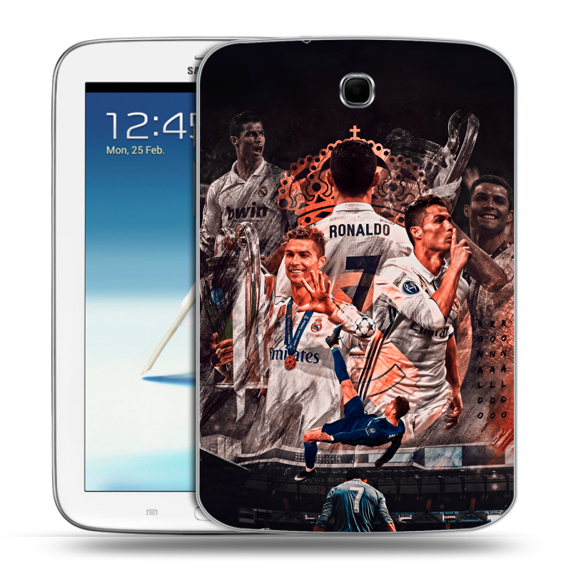 Силиконовый чехол на Samsung Galaxy Note 8.0 с принтом Реал Роналдо Real Ronaldo Силиконовый чехол на Samsung Galaxy Note 8.0 с принтом Реал Роналдо Real Ronaldo