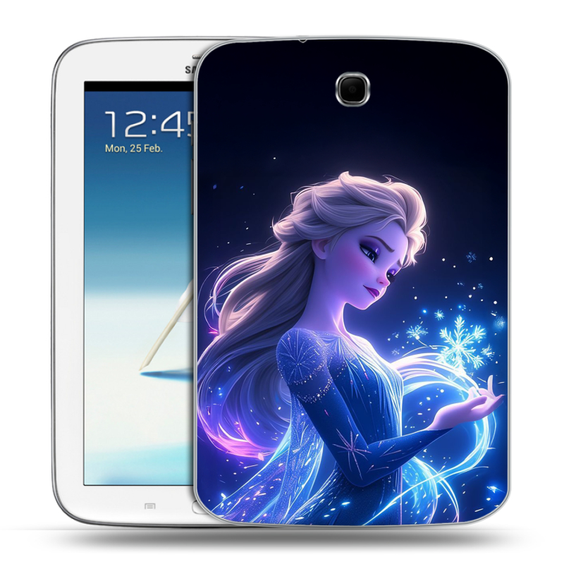Силиконовый чехол на Samsung Galaxy Note 8.0 с принтом Холодное сердце Frozen Силиконовый чехол на Samsung Galaxy Note 8.0 с принтом Холодное сердце Frozen