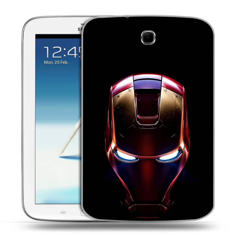 Силиконовый чехол на Samsung Galaxy Note 8.0 с принтом IronMan Железный человек Силиконовый чехол на Samsung Galaxy Note 8.0 с принтом IronMan Железный человек