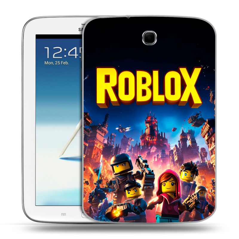 Силиконовый чехол на Samsung Galaxy Note 8.0 с принтом Roblox Роблокс Силиконовый чехол на Samsung Galaxy Note 8.0 с принтом Roblox Роблокс