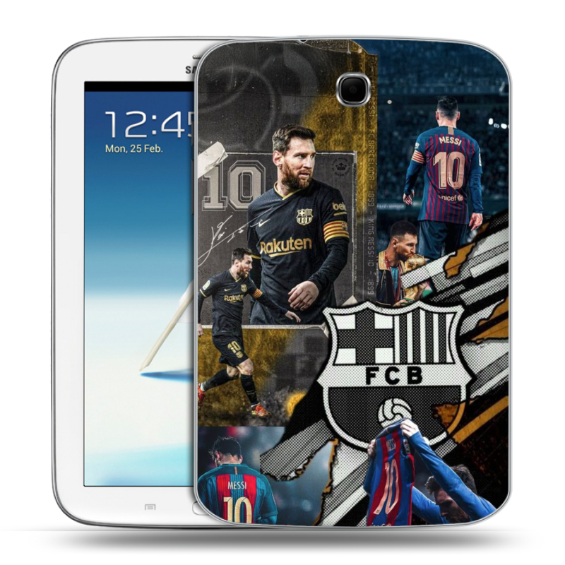 Силиконовый чехол на Samsung Galaxy Note 8.0 с принтом Messi Barcelona Силиконовый чехол на Samsung Galaxy Note 8.0 с принтом Messi Barcelona
