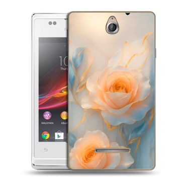 Силиконовый чехол на Sony Xperia E с принтом Женский Силиконовый чехол на Sony Xperia E с принтом Женский