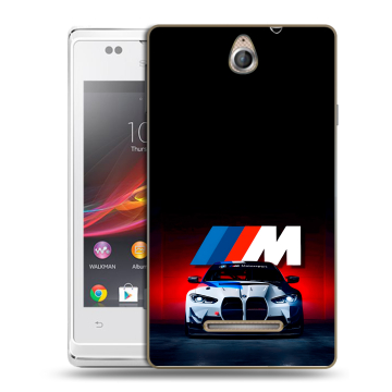 Силиконовый чехол на Sony Xperia E с принтом БМВ BMW Силиконовый чехол на Sony Xperia E с принтом БМВ BMW