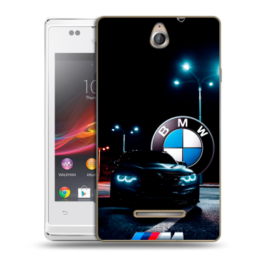 Силиконовый чехол на Sony Xperia E с принтом БМВ BMW Силиконовый чехол на Sony Xperia E с принтом БМВ BMW