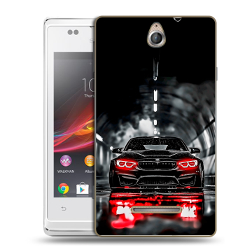 Силиконовый чехол на Sony Xperia E с принтом BMW БМВ Силиконовый чехол на Sony Xperia E с принтом BMW БМВ