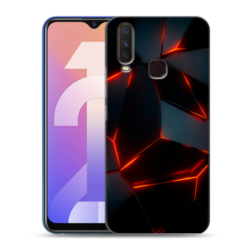 Силиконовый чехол на Vivo Y12 с принтом Яркие абстракции Силиконовый чехол на Vivo Y12 с принтом Яркие абстракции