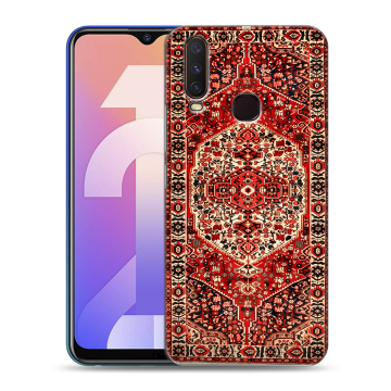 Силиконовый чехол на Vivo Y12 с принтом Ковер