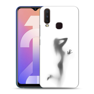Силиконовый чехол на Vivo Y12 с принтом Силуэт