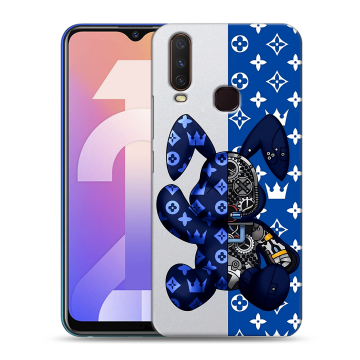 Силиконовый чехол на Vivo Y12 с принтом Луи робот