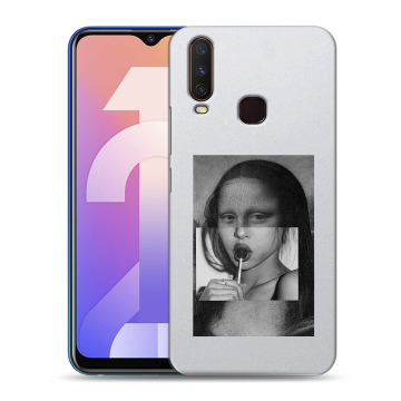 Силиконовый чехол на Vivo Y12 с принтом Мона Лиза
