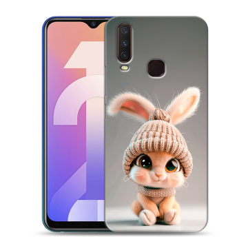 Силиконовый чехол на Vivo Y12 с принтом Кролик Силиконовый чехол на Vivo Y12 с принтом Кролик