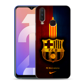 Силиконовый чехол на Vivo Y12 с принтом Барселона Barcelona