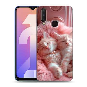 Силиконовый чехол на Vivo Y12 с принтом котята котики Силиконовый чехол на Vivo Y12 с принтом котята котики
