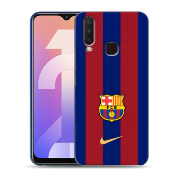 Силиконовый чехол на Vivo Y12 с принтом Барселона Barcelona