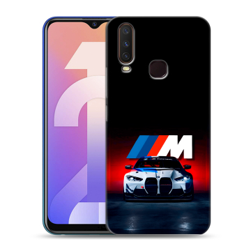 Силиконовый чехол на Vivo Y12 с принтом БМВ BMW Силиконовый чехол на Vivo Y12 с принтом БМВ BMW