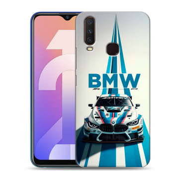 Силиконовый чехол на Vivo Y12 с принтом БМВ BMW